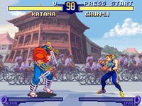 une photo d'Ã©cran de Street Fighter Alpha 2 sur Nintendo Super Nes